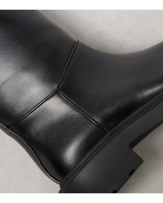 The Row Black Nobilis Tr Leather Boots