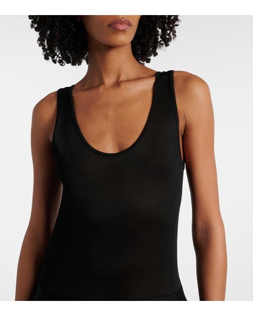 Robe Alaïa en coloris Black