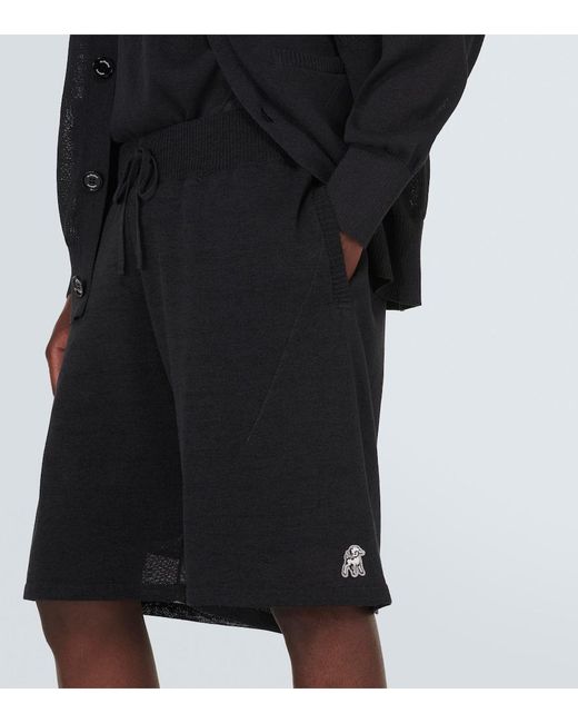 Undercover Gray Knit Shorts for men