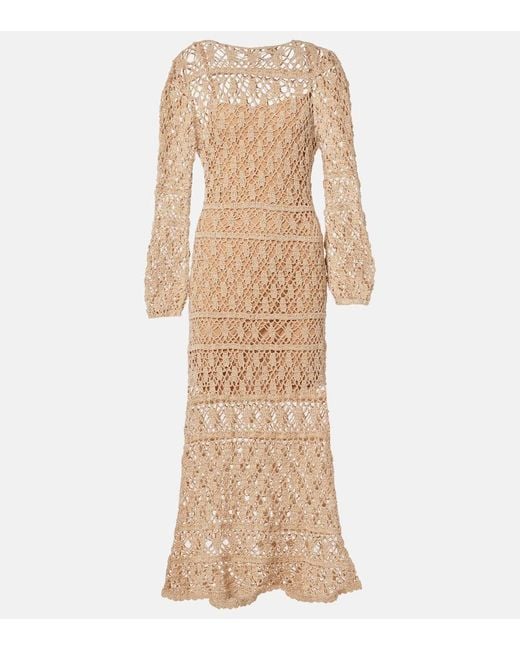 Abito Lungo Bianca di Anna Kosturova in Natural