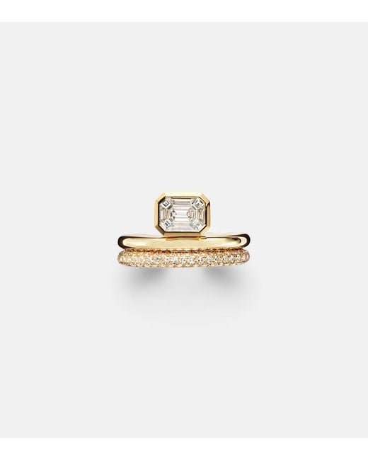 SHAY White 18Kt Ear Cuff With Diamonds