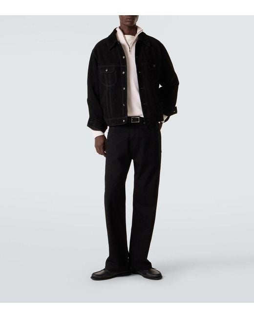 LeKasha White Dared Cashmere Half-Zip Sweater for men