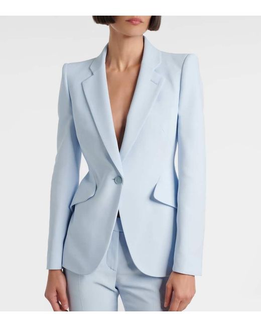 Alexander McQueen Blue Blazer