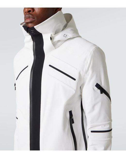 Toni Sailer White Kurt Ski Jacket for men