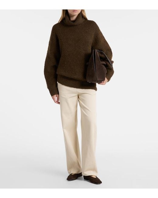 Totême Natural Mid-Rise Wide-Leg Jeans
