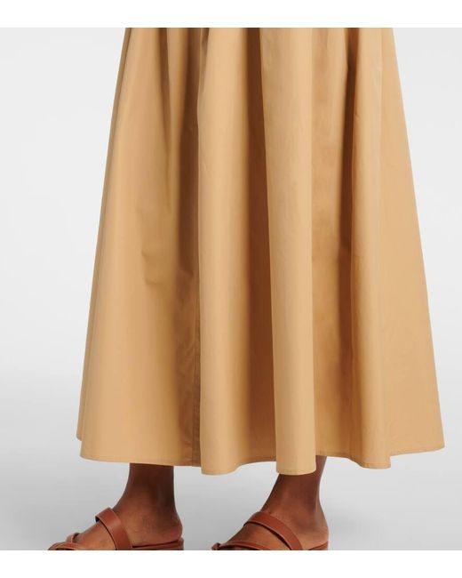 Robe Chemise Agoraio En Coton Max Mara en coloris Natural