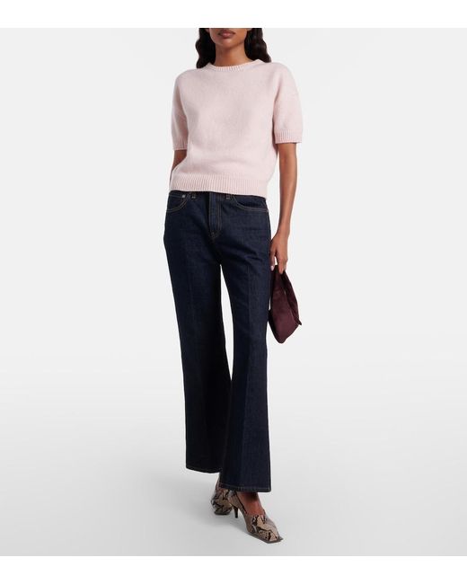 Khaite Pink Golden Cashmere Sweater