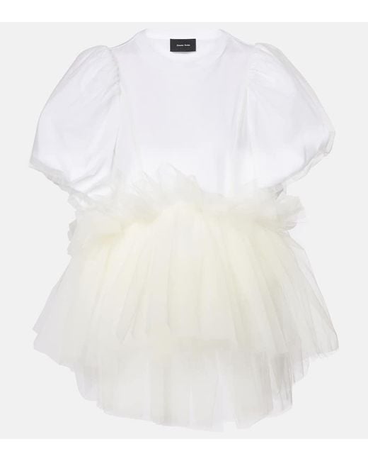 Top di Simone Rocha in White