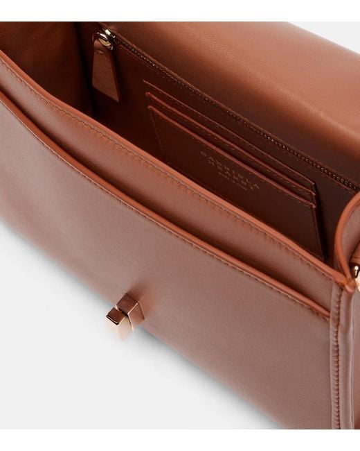 Gabriela Hearst Brown Crossbody Bag Leonora Small Aus Leder