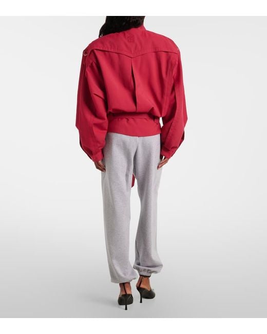 Chaqueta Con Cinturon Magda Butrym de color Red