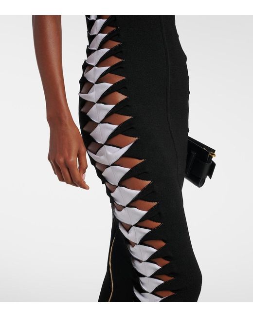 Robe Midi Balmain en coloris Black