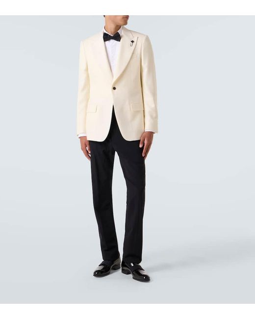 Lardini Blazer Aus Schurwolle in Natural für Herren