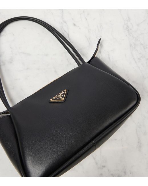 Prada Black Medium Leather Darling Shoulder Bag