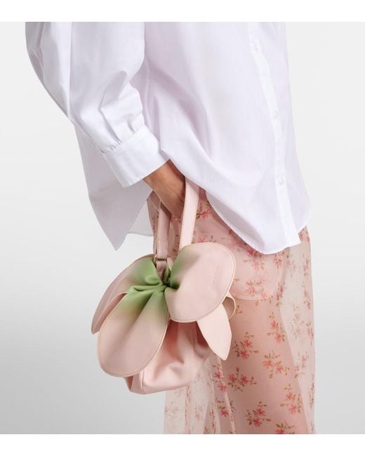 Simone Rocha Pink Leather Shoulder Bag