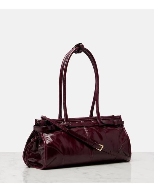 Prada Red Bonnie Medium Leather Tote Bag