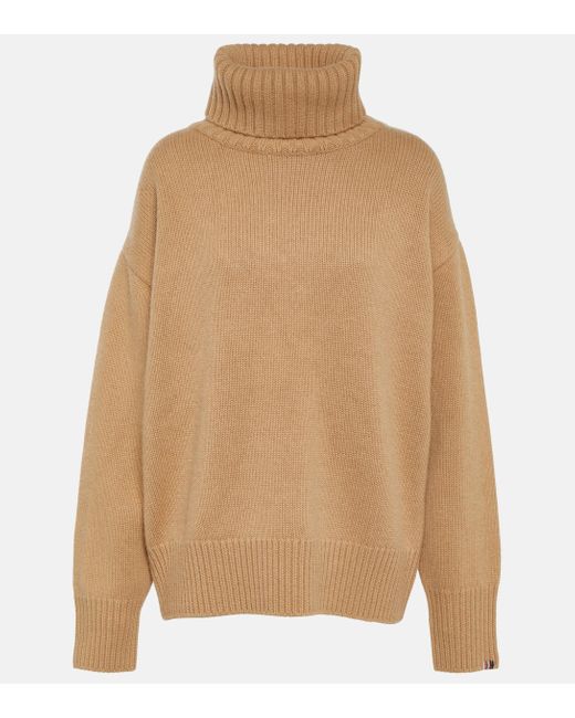 Extreme Cashmere Natural N°20 Oversize Xtra Turtleneck Sweater