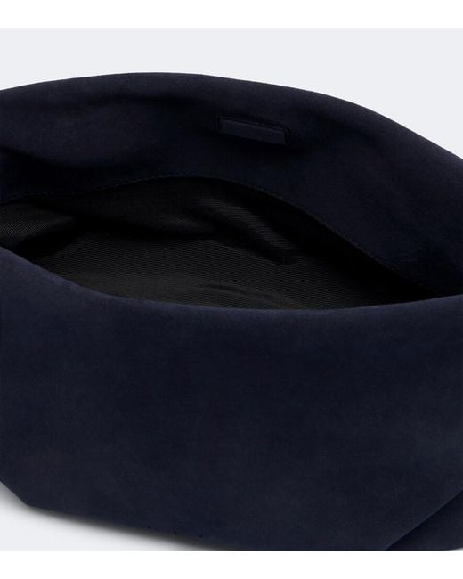 Aesther Ekme Blue Nina Mini Suede Clutch