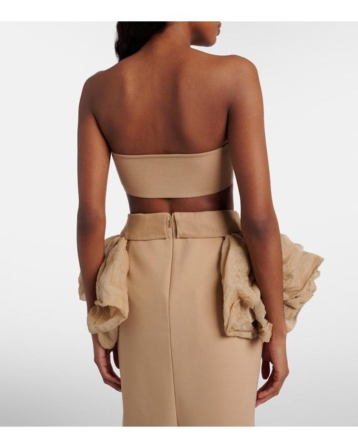 Max Mara Natural Mxsfiabe Bandeau Top