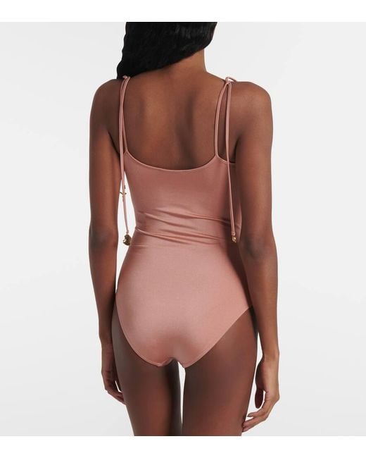 Chloé Pink Jersey Swimsuit
