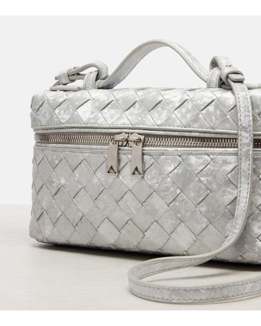 Bottega Veneta Schultertasche Bang Bang Aus Metallic-Leder