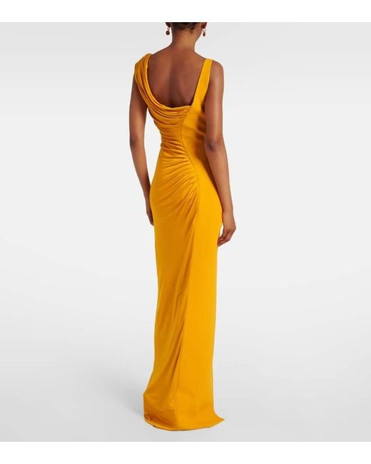 Versace Metallic Medusa '95 Pleated Gown