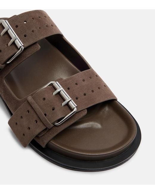 A.Emery Brown Leon Suede Slides