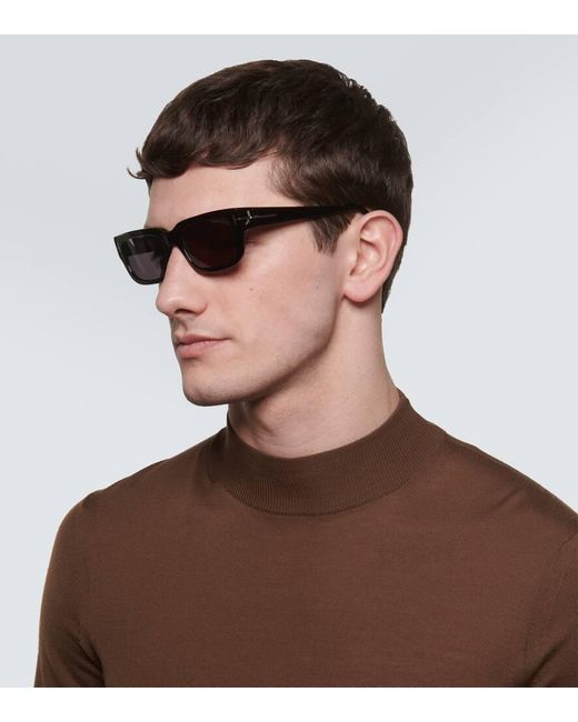 Tom Ford Brown Ezra Rectangular Sunglasses for men