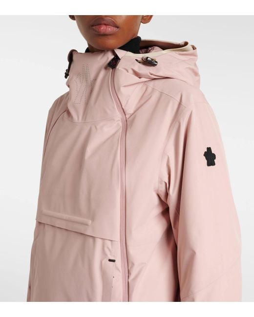Moncler Down Ski Jacket in Pink Lyst UK