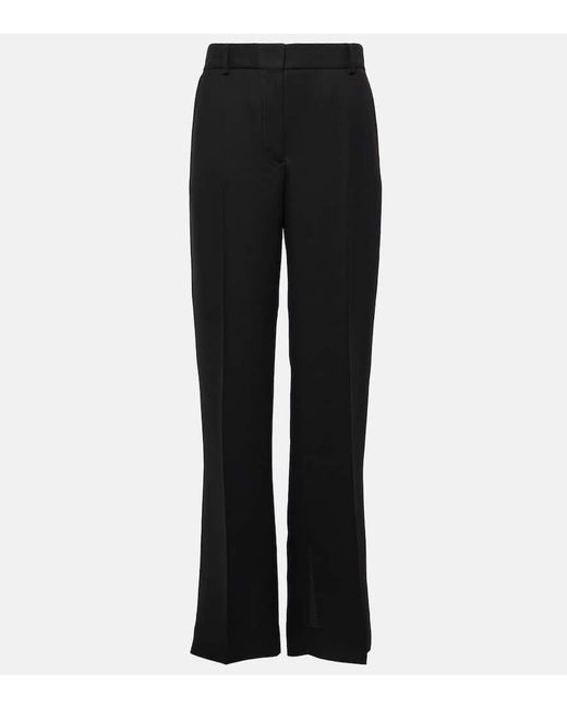Pantaloni regular a vita media di Totême  in Black