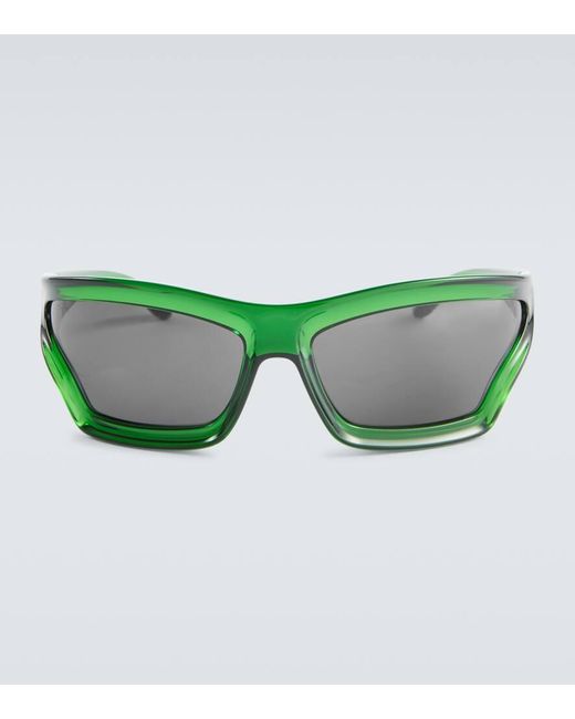 Loewe Eckige Sonnenbrille in Green für Herren