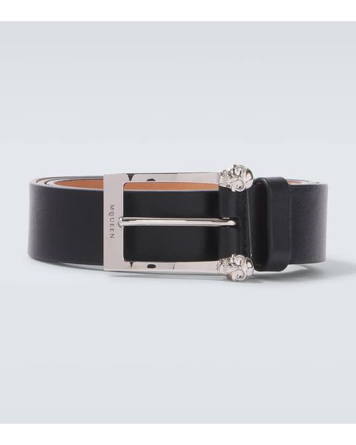 Cintura di Alexander McQueen in Black da Uomo