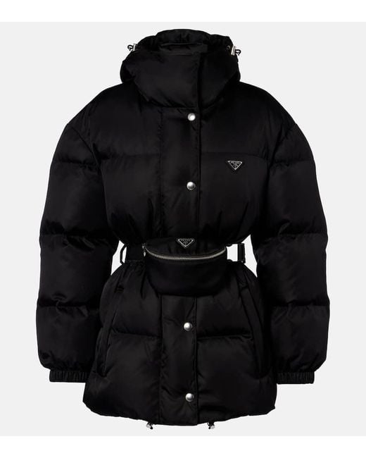 Prada Black Re-Nylon Down-Filled Jacket