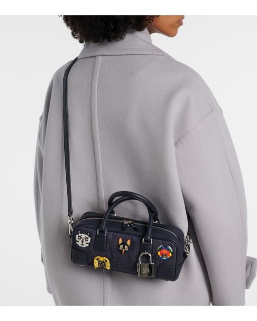 Loewe Blue X Louis Wain Tote Bag Amazona 23 Short