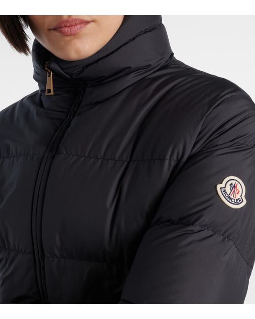 Piumino Trapuntato di Moncler in Black
