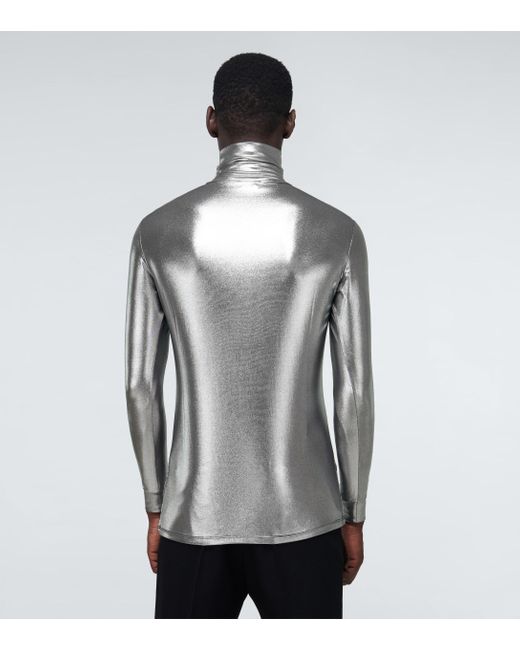 Raf Simons Metallic Turtleneck Pullover 
