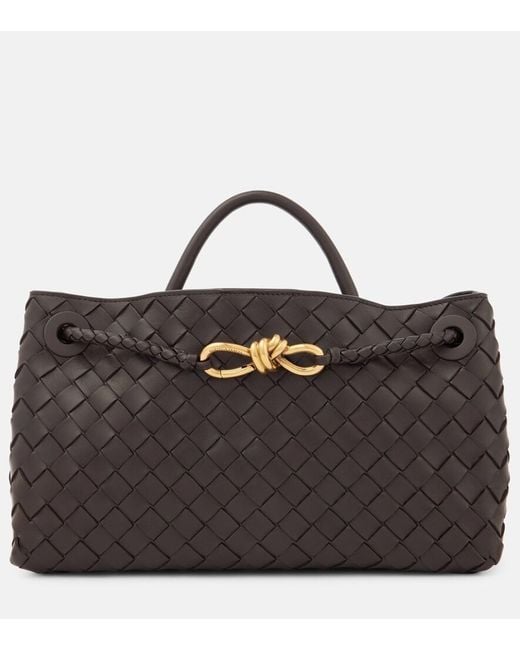 Bottega Veneta Black East-West Andiamo Leather Tote Bag