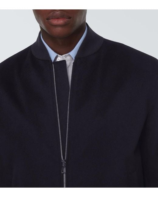 Loro Piana Blue Ivy Cashmere Bomber Jacket for men