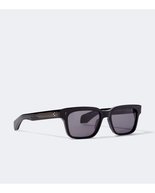 Jacques Marie Mage Black Molino 55 Square Sunglasses for men