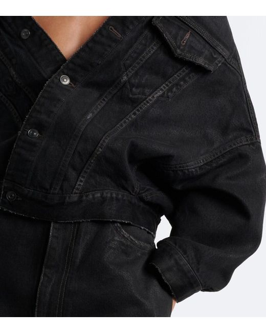 Balenciaga Black Denim Jacket