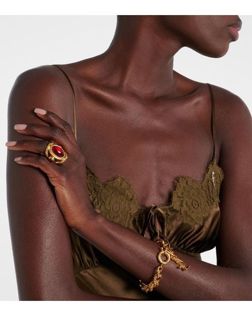 Saint Laurent Metallic Ring