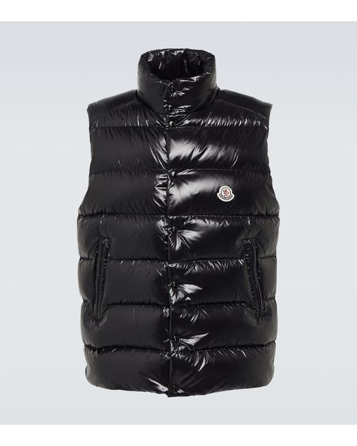 Moncler Black Tibb Down Vest for men