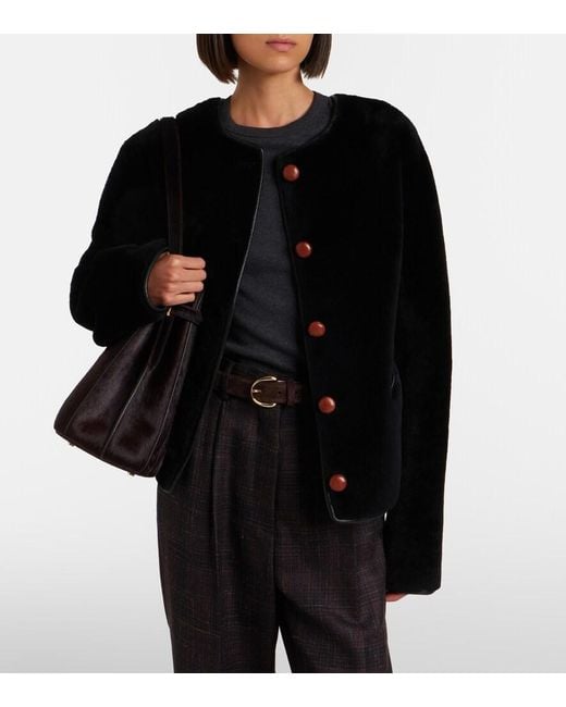Blazé Milano Black Gliss Shearling Jacket