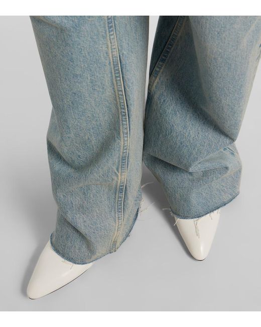 Maison Margiela White Leather Wedges