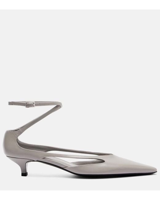 Totême  White Leather Pumps