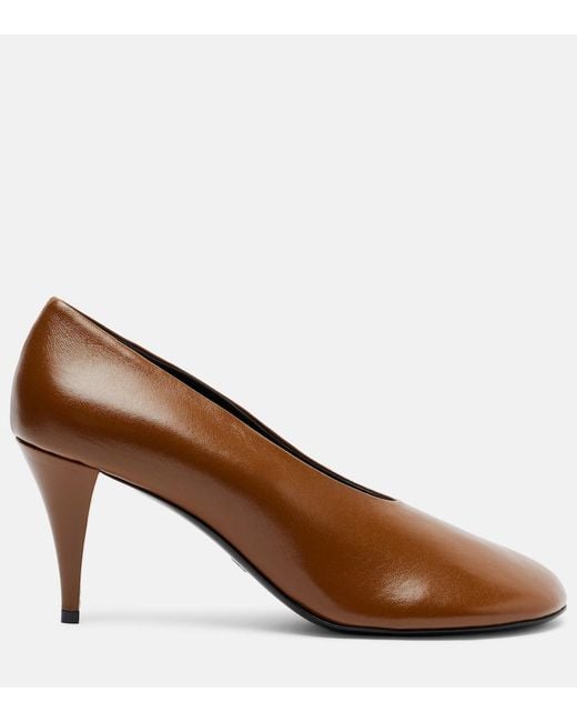 Proenza Schouler Brown Glove Leather Pumps