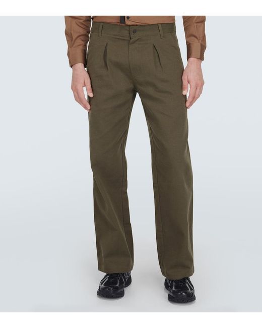 GR10K Green Boot Cotton Twill Cargo Pants for men