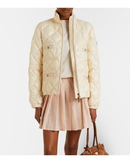 Moncler Natural Lavaret Quilted Down Jacket