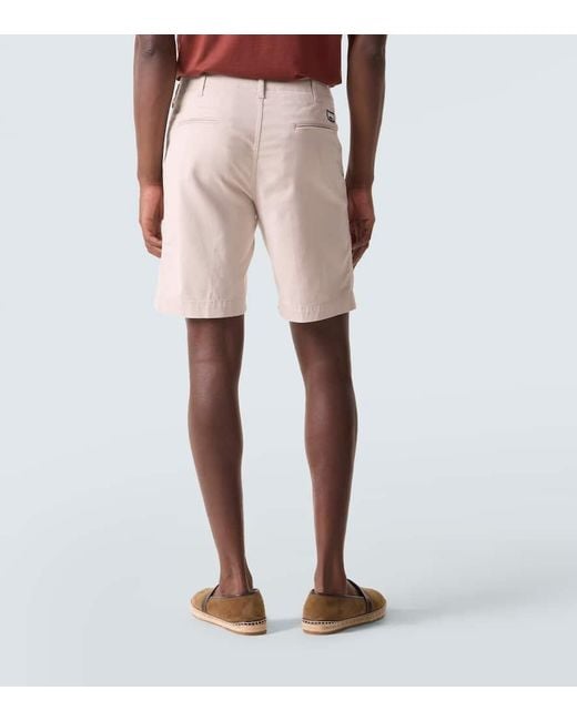 Vilebrequin White Gabardine Bermuda Shorts for men