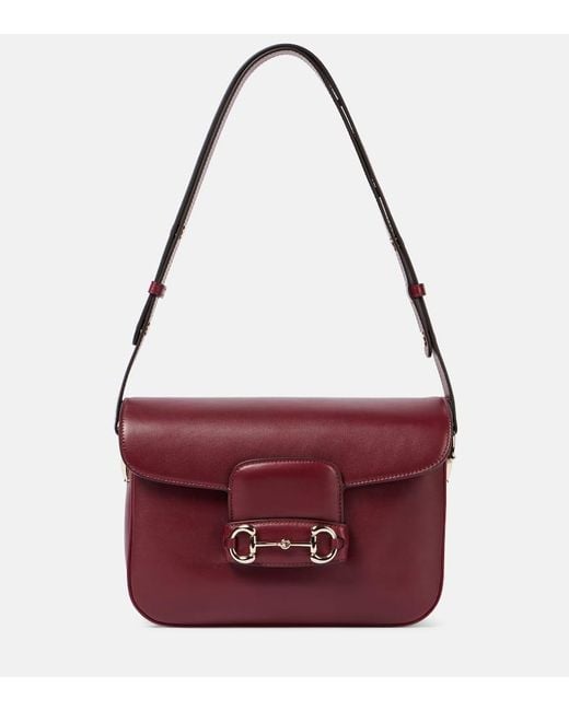 Gucci Purple Horsebit 1955 Medium Shoulder Bag