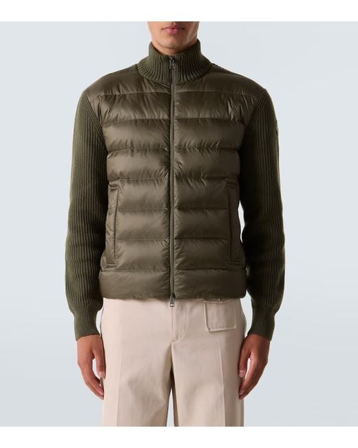 Giacca di Moncler in Green da Uomo